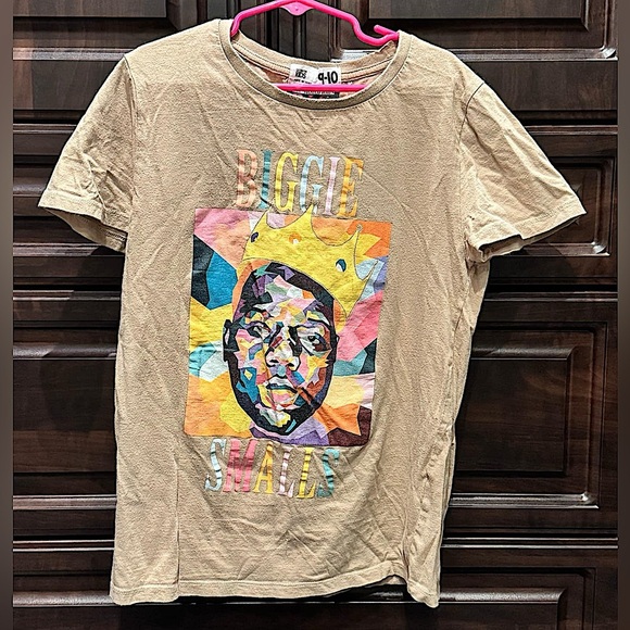 Biggie smalls Graphic Tee with Colorful Design juniors 9-10 - Picture 1 of 4